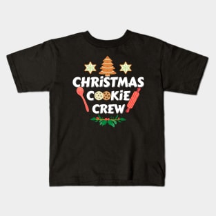 Christmas Cookie Crew Funny T-Shirt Kids T-Shirt